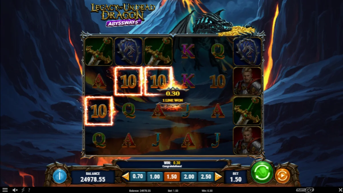 Legacy of Undead Dragon Abyssways slot gameplay
